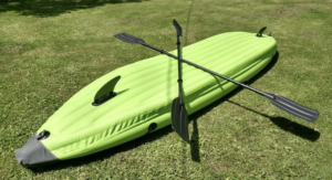 Outdoor Tuff Stinger 4 OTF-4252PK Inflatable Two-Person Sport Kayak with Rotatable Paddle and pump