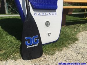 Aquaglide Cascade 10ft inflatable SUP - rear paddle board